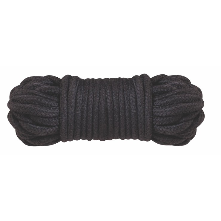 CORDA NERA SEXY LUNGA 10 METRI IN COTONE GIOCHI BONDAGE BDSM 2