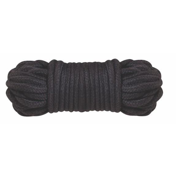 CORDA NERA SEXY LUNGA 10 METRI IN COTONE GIOCHI BONDAGE BDSM