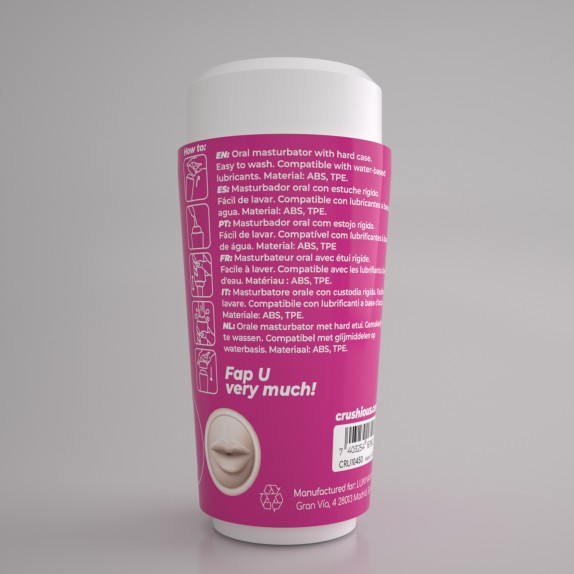 MASTURBATORE PORTATILE PER UOMO A FORMA DI BOCCA FAPPUCCINO SWEET KISS