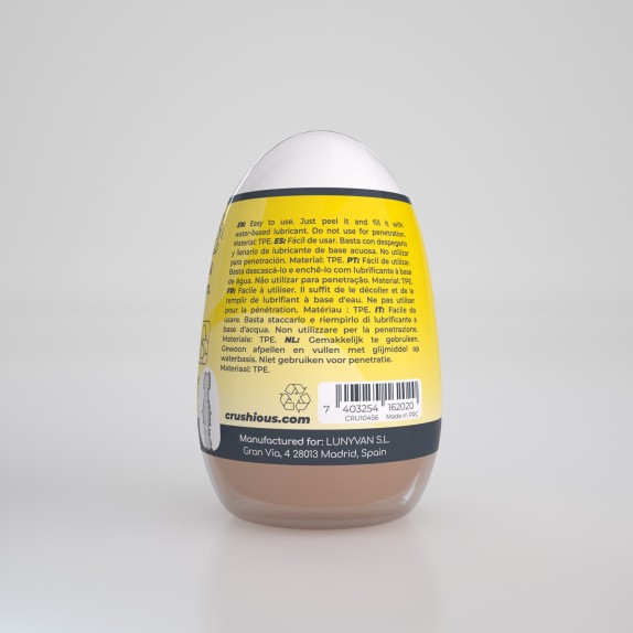 OVETTO MASTURBATORE PER UOMO A FORMA DI ANO REALISTICO THE EZY EGG ANAL