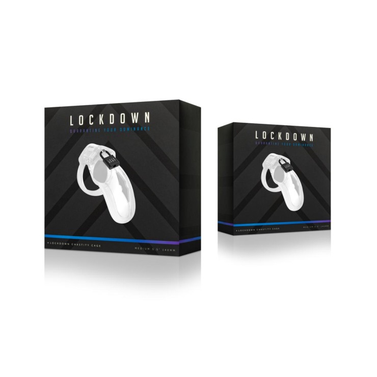 copy of CINTURA DI CASTITÀ UOMO LOCKDOWN CLEAR CURVA CON... 2