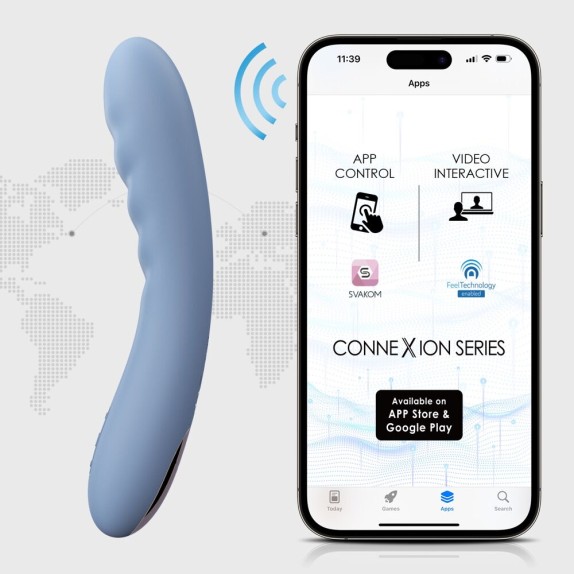 VIBRATORE PUNTO G MOVIMENTO SU E GIÙ E APP A DISTANZA & WEBCAM AVA NEO