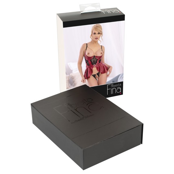 copy of COMPLETO INTIMO SEXY PER DONNA REGGISENO LUNGO CON BALZE E PERIZOMA
