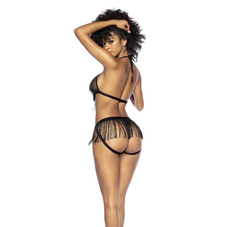 COMPLETO INTIMO SEXY DONNA CON FRANGE SENSUALI E... 2