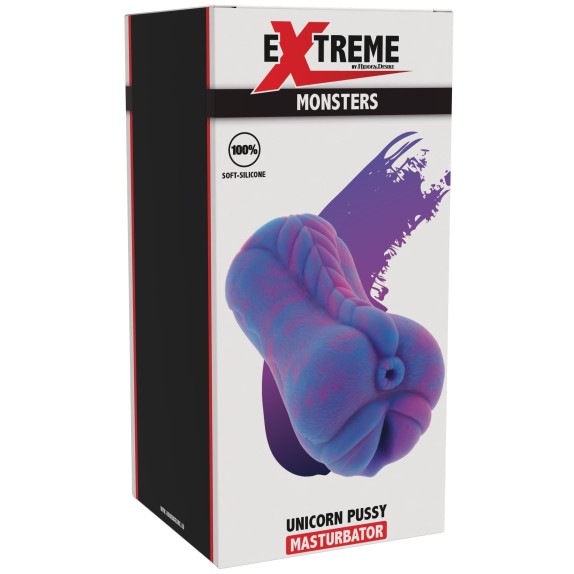 MASTURBATORE UNICORNO CON VAGINA E ANO PENETRABILI UNICORN PUSSY