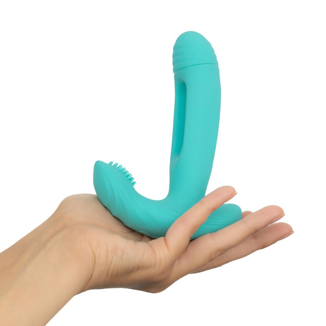 VIBRATORE DOPPIO PER IL PUNTO G CON LINGUA...