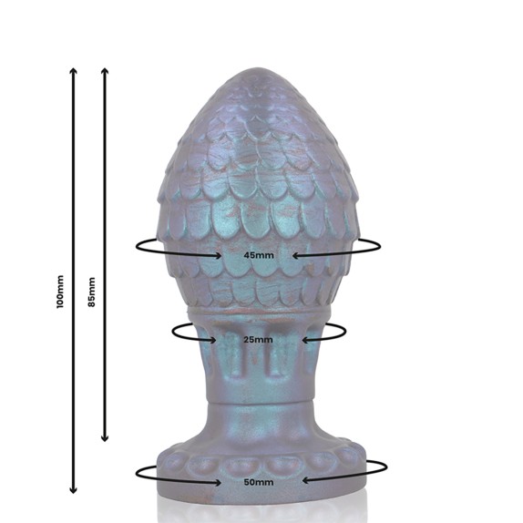 TAPPO ANALE MONSTAR IN SILICONE A FORMA DI UOVO DI DRAGO VRAKOS