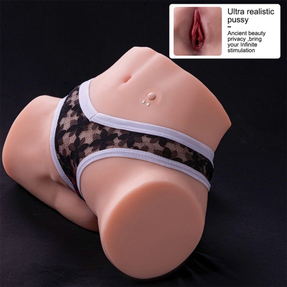 TRACY MASTURBATORE TORSO DI DONNA REALISTICO CON VIBRAZIONE VAGINA E ANO PENETRABILI