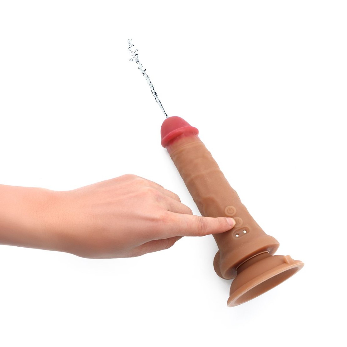 DILDO REALISTICO VIBRANTE USB CHE SPRUZZA CON...