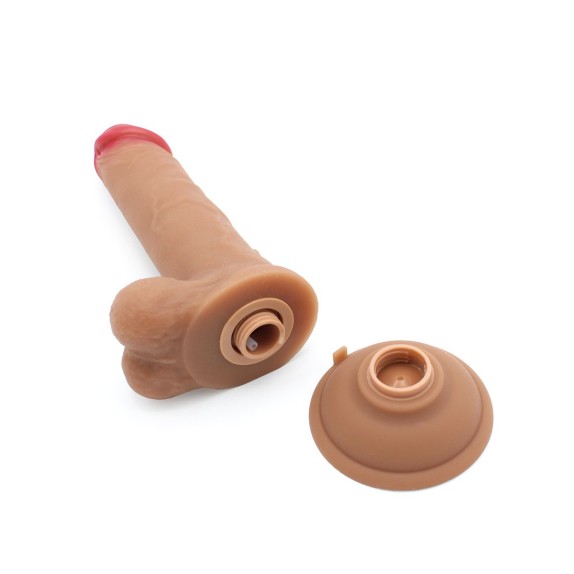 DILDO REALISTICO VIBRANTE USB CHE SPRUZZA CON TELECOMANDO