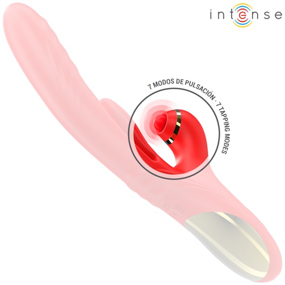 VIBRATORE RABBIT ROSALIA CON MOVIMENTO A SPINTA LINGUA INTERNA E VIBRAZIONE
