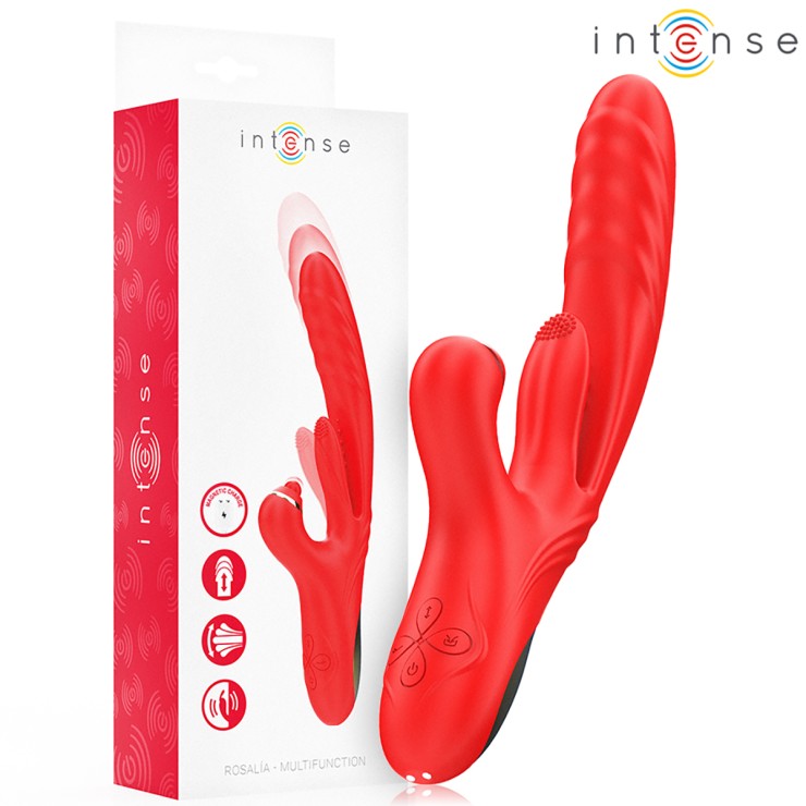 VIBRATORE RABBIT ROSALIA CON MOVIMENTO A SPINTA LINGUA...