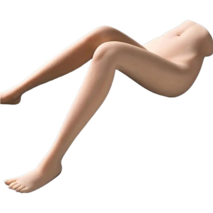 GAMBE FEMMINILI IN SILICONE CON VAGINA E ANO PENETRABILI... 2