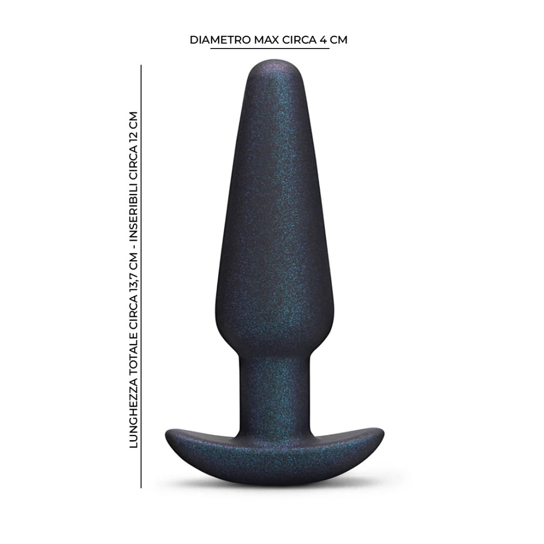 HEFTY PLUG ANALE IN SILICONE CON DOPPIO PESETTO...