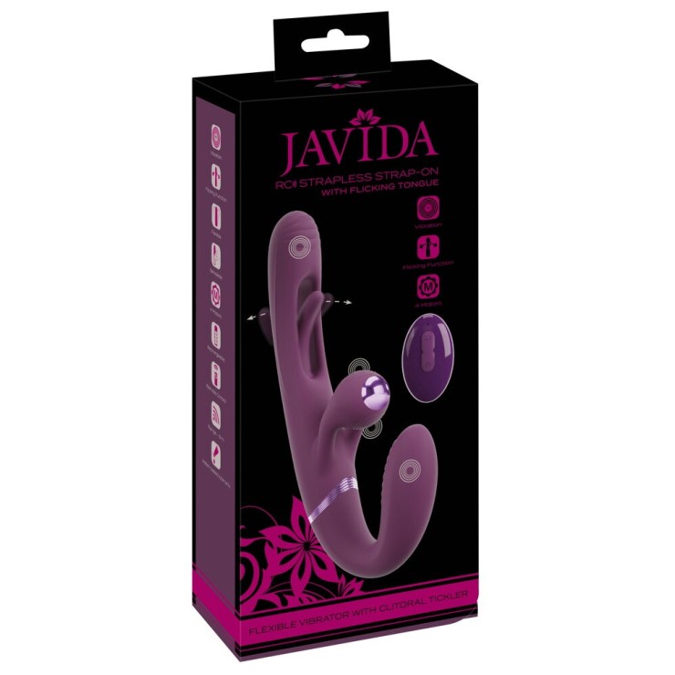 STRAPLESS CON LINGUA INTERNA E STIMOLATORE CLITORIDEO...
