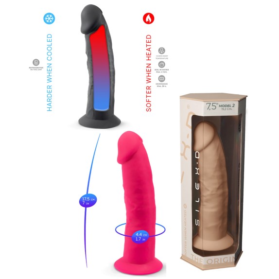 FALLO REALISTICO IN SILICONE PREMIUM SILEXD SEX TOY CM 19.5