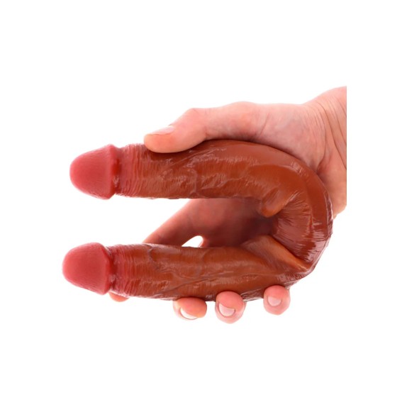 FALLO DOPPIO REALISTICO PELLE SCORREVOLE IN SILICONE 35 CM DOUBLEDONG