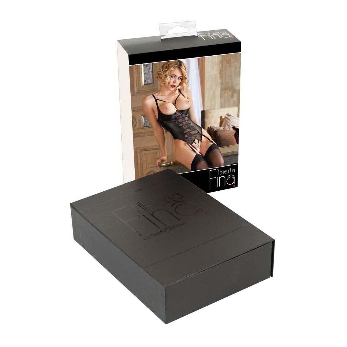 BODY SEXY PER DONNA CON APERTURE E CINGHIE PER...