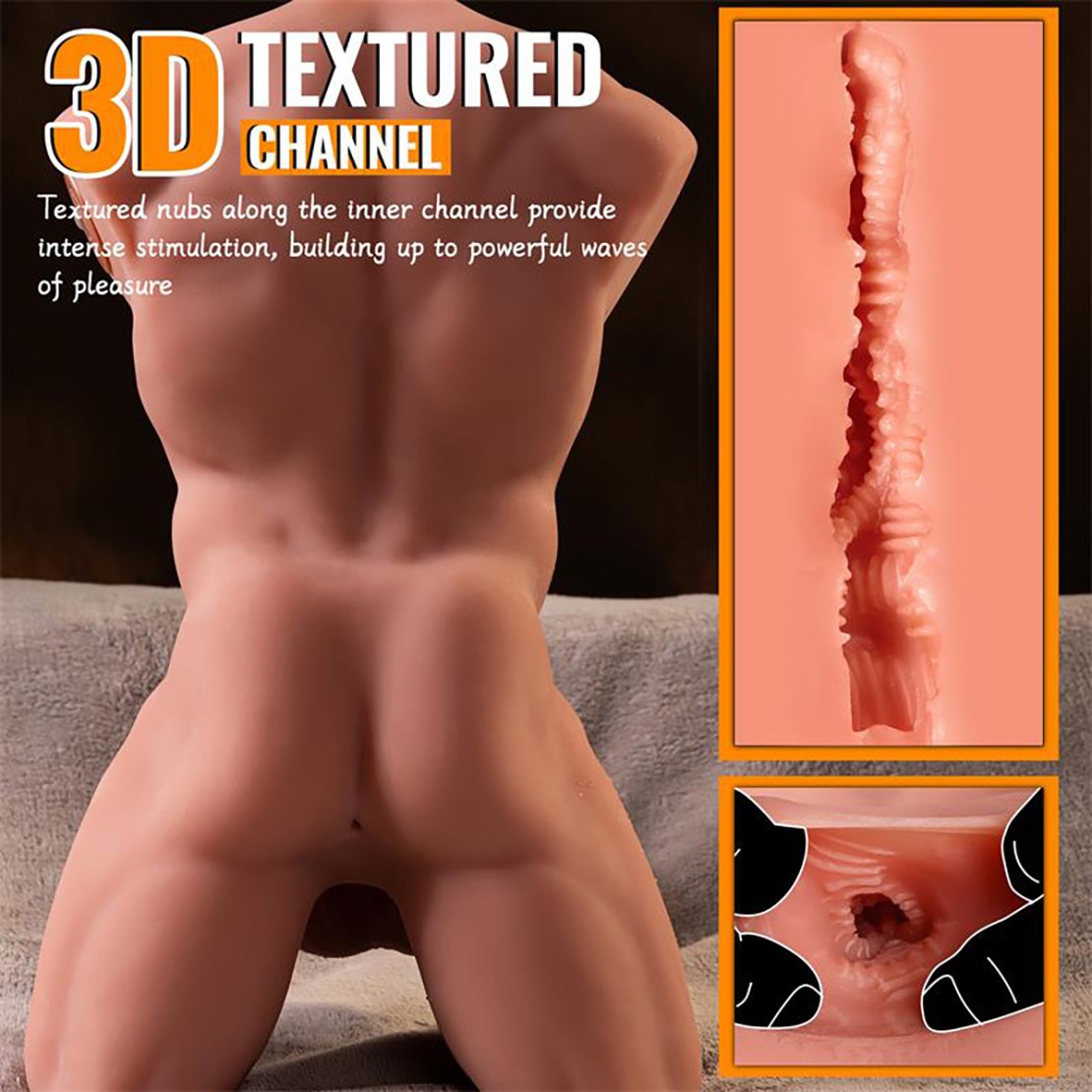 ELY TORSO DI UOMO CON PENE STACCABILE MOVIMENTO...