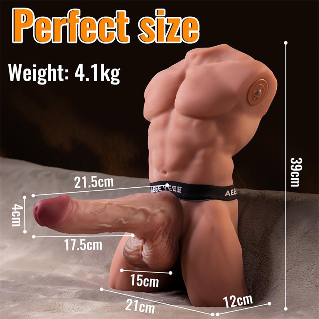 ELY TORSO DI UOMO CON PENE STACCABILE MOVIMENTO...