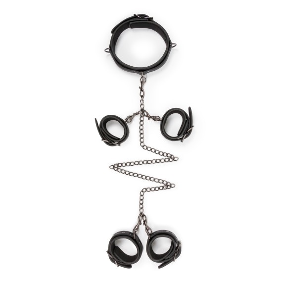 copy of SET BONDAGE CON COLLARE MANETTE E CAVIGLIERE CON CATENA RESTRAINT SET