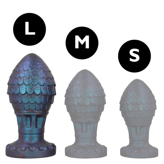 TAPPO ANALE MONSTAR IN SILICONE A FORMA DI UOVO DI DRAGO VRAKOS