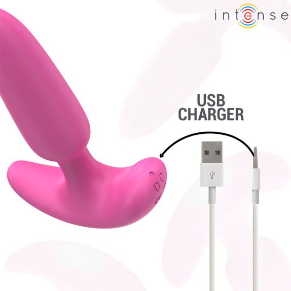 PLUG ANALE PICCOLO ROSA VIBRANTE CON TELECOMANDO ROSS INTENSE