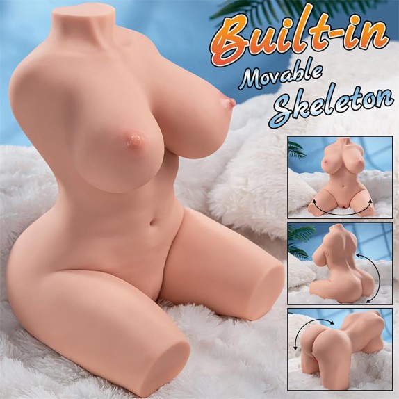 DENNEHY TORSO REALISTICO DI DONNA CHE VIBRA CON MOVIMENTO E APP