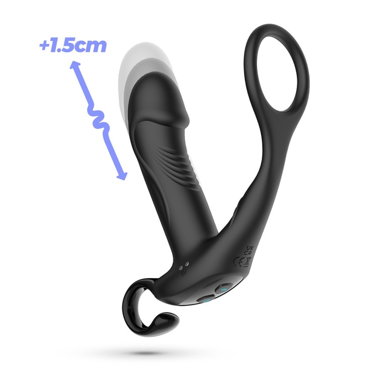 MASSAGGIATORE PROSTATICO WIRELESS CON ANELLO E MOVIMENTO... 2