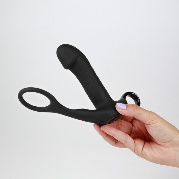 MASSAGGIATORE PROSTATICO WIRELESS CON ANELLO E MOVIMENTO SU E GIÙ MAGOO