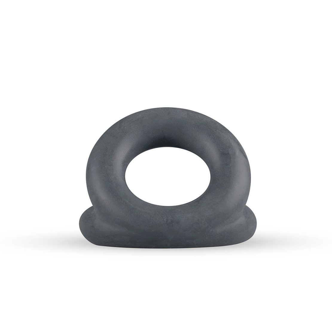 ANELLO TRIPLO IN SILICONE NERO MORBIDO PER...
