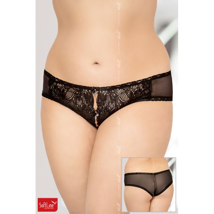 copy of SLIP SEXY DONNA APERTI IN TULLE E PIZZO TAGLIE...