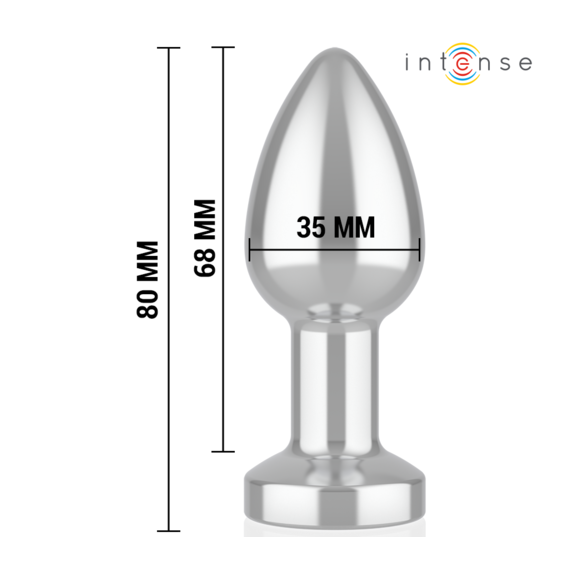 PLUG ANALE VIBRANTE IN METALLO CON LUCI LED E TELECOMANDO WIRELESS VARIE DIMENSIONI