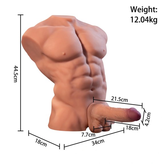 copy of FITTER TORSO DI UOMO CON FALLO SU E GIÙ E VIBRAZIONE CON APP