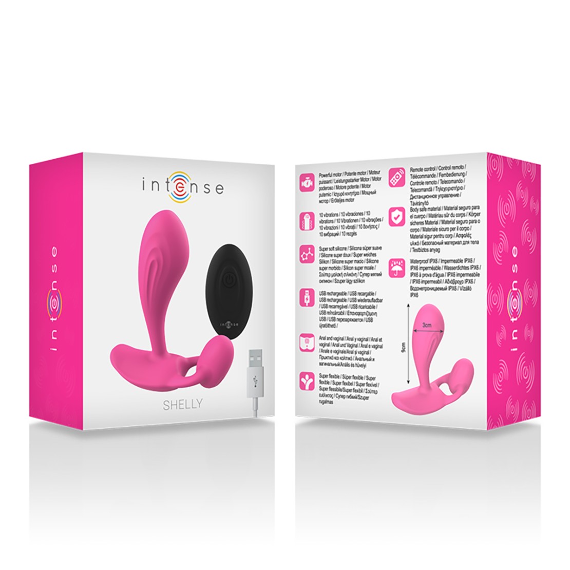 SHELLY PLUG ANALE VIBRANTE WIRELESS USB UNISEX...