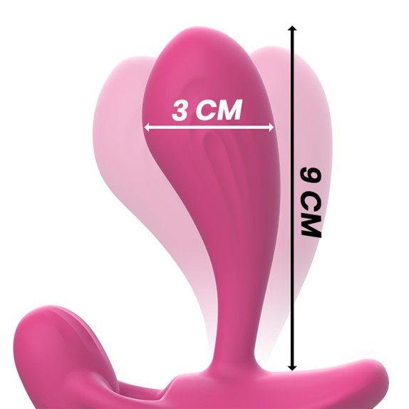 SHELLY PLUG ANALE VIBRANTE WIRELESS USB UNISEX CON STIMOLATORE ESTERNO
