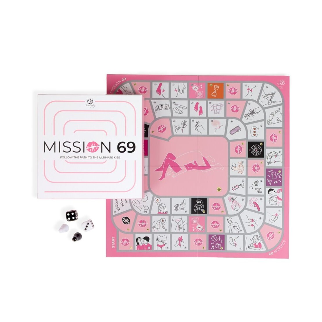 GIOCO EROTICO DA TAVOLO PER COPPIE CON DADI,...