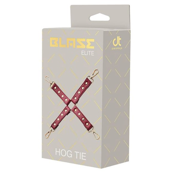 HOGTIE COSTRITTIVO SEXY PER MANETTE E CAVIGLIERE IN ECOPELLE BLAZE