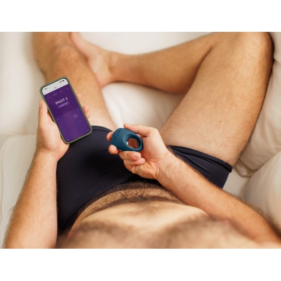 ANELLO PER IL PENE VIBRANTE PER MIGLIORI EREZIONI CON APP A DISTANZA WE VIBE PIVOT 2