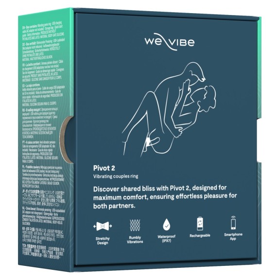 ANELLO PER IL PENE VIBRANTE PER MIGLIORI EREZIONI CON APP A DISTANZA WE VIBE PIVOT 2