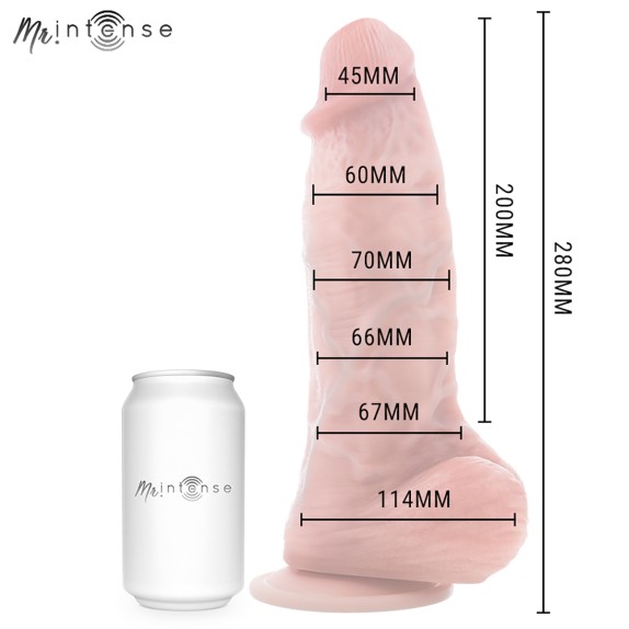 copy of FALLO REALISTICO EXTRABIG IN SILICONE FLESSIBILE 28 CM MR INTENSE