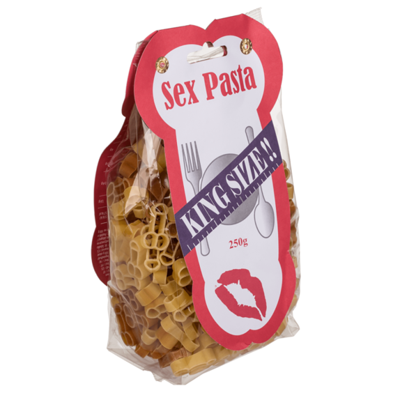 PASTA SEXY DI SEMOLA DI GRANO DURO BICOLORE A FORMA DI PENE