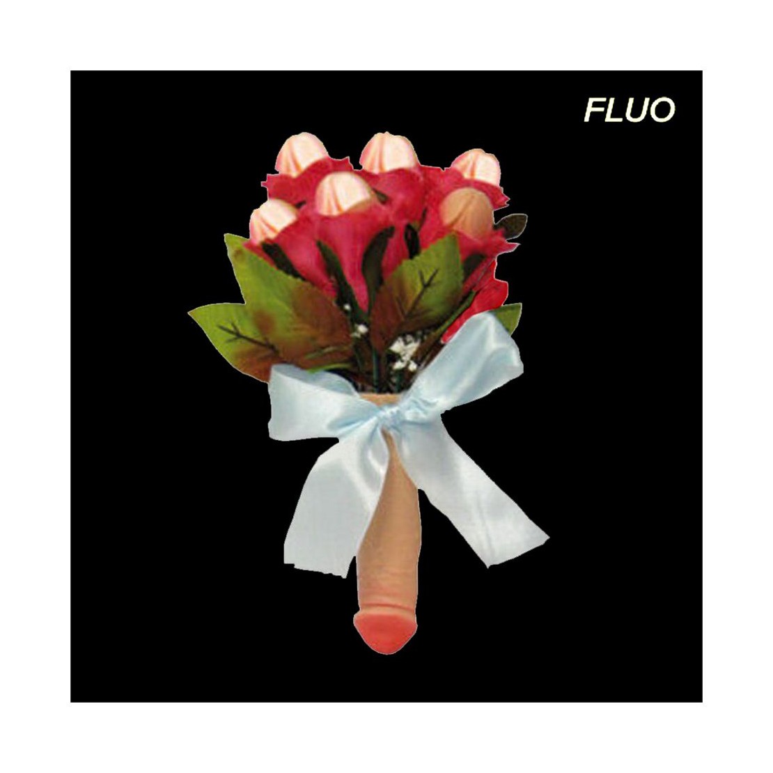 BOUQUET MUSICALE DA SPOSA CON PISELLI FLUO E...