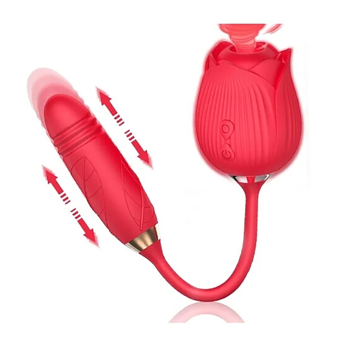 SEX TOY 2IN1 CON ROSA SUCCHIA CLITORIDE E...