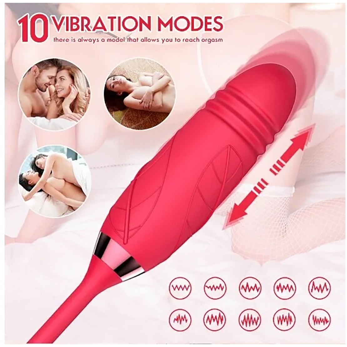 SEX TOY 2IN1 CON ROSA SUCCHIA CLITORIDE E...