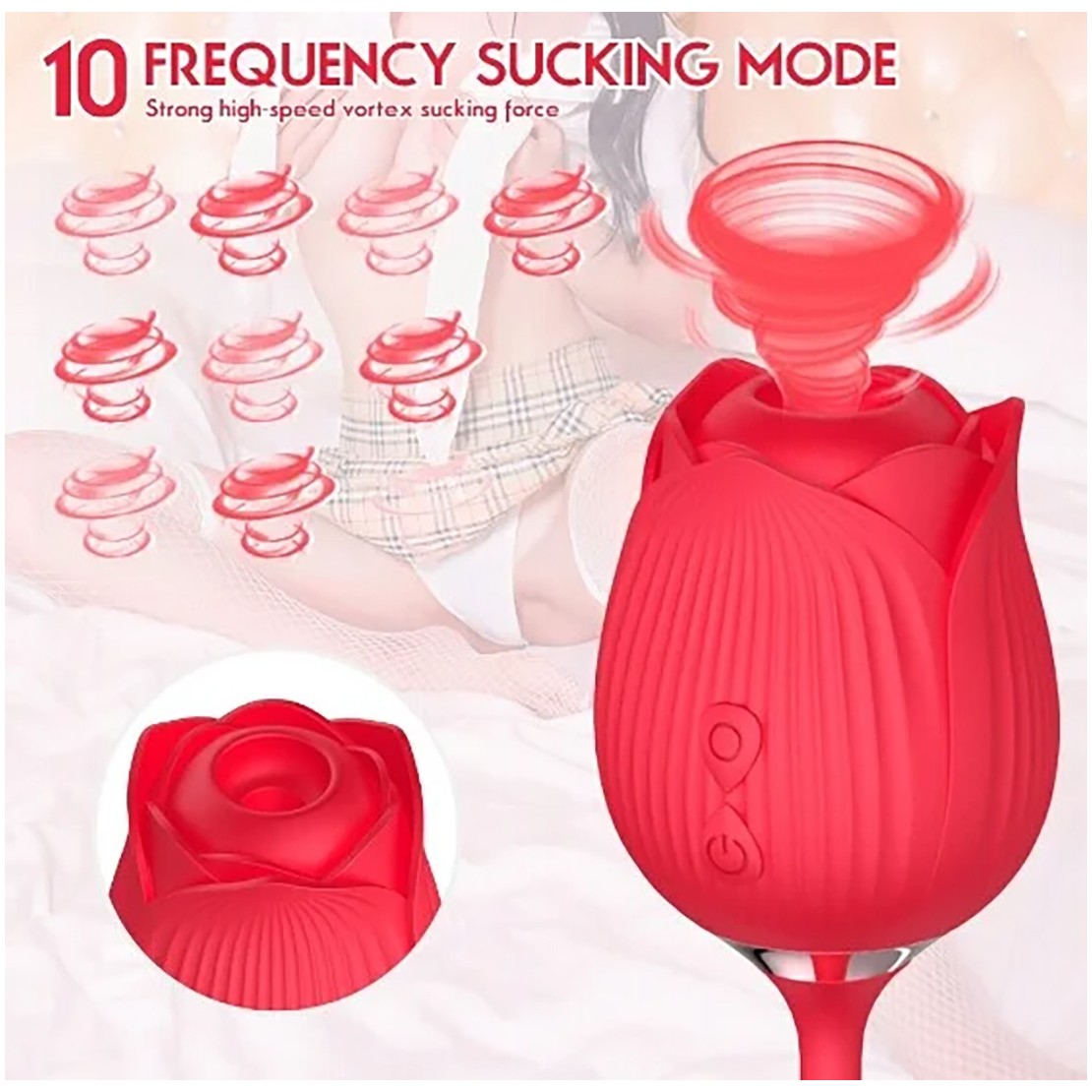 SEX TOY 2IN1 CON ROSA SUCCHIA CLITORIDE E...