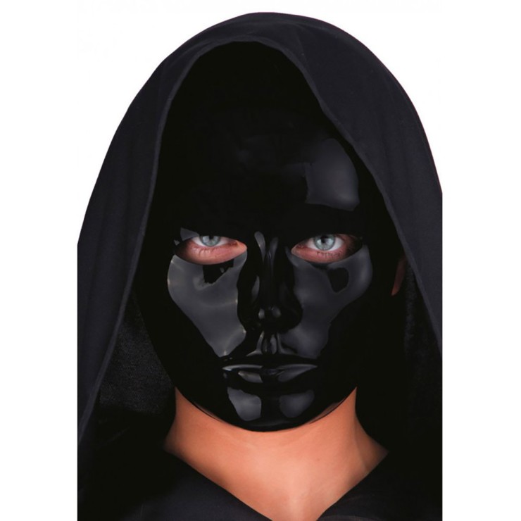 MASCHERA NERA PER IL VISO IN PLASTICA NERA EYES WIDE SHUT