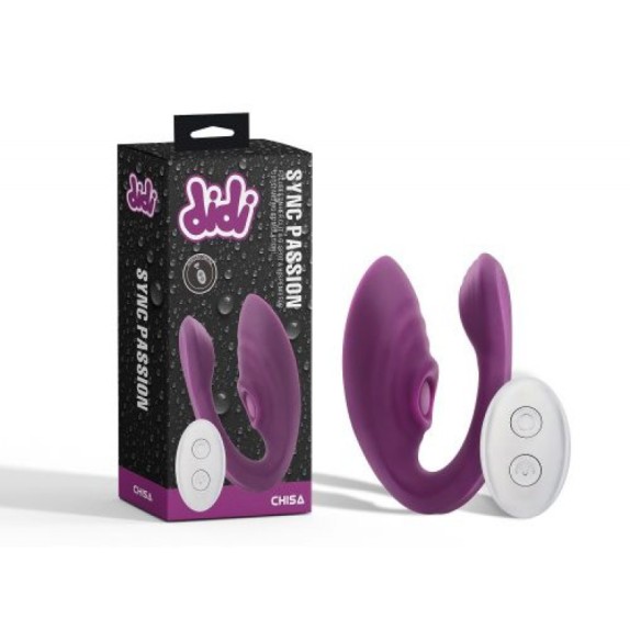 copy of VIBRATORE RICARICABILE GIOCO COPPIA CON TELECOMANDO E LUBRIFICANTE AD ACQUA