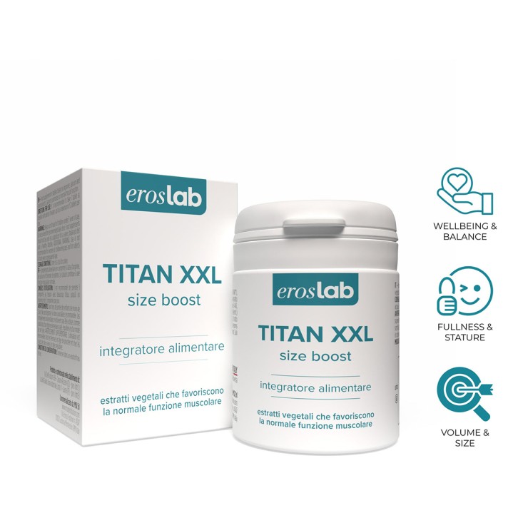 TITAN XXL INTEGRATORE PER AUMENTARE DIMENSIONI DEL PENE...
