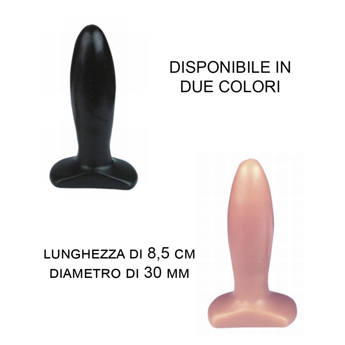 PLUG ANALE IN PVC DA 8,5 CM E DIAMETRO 3 CM...